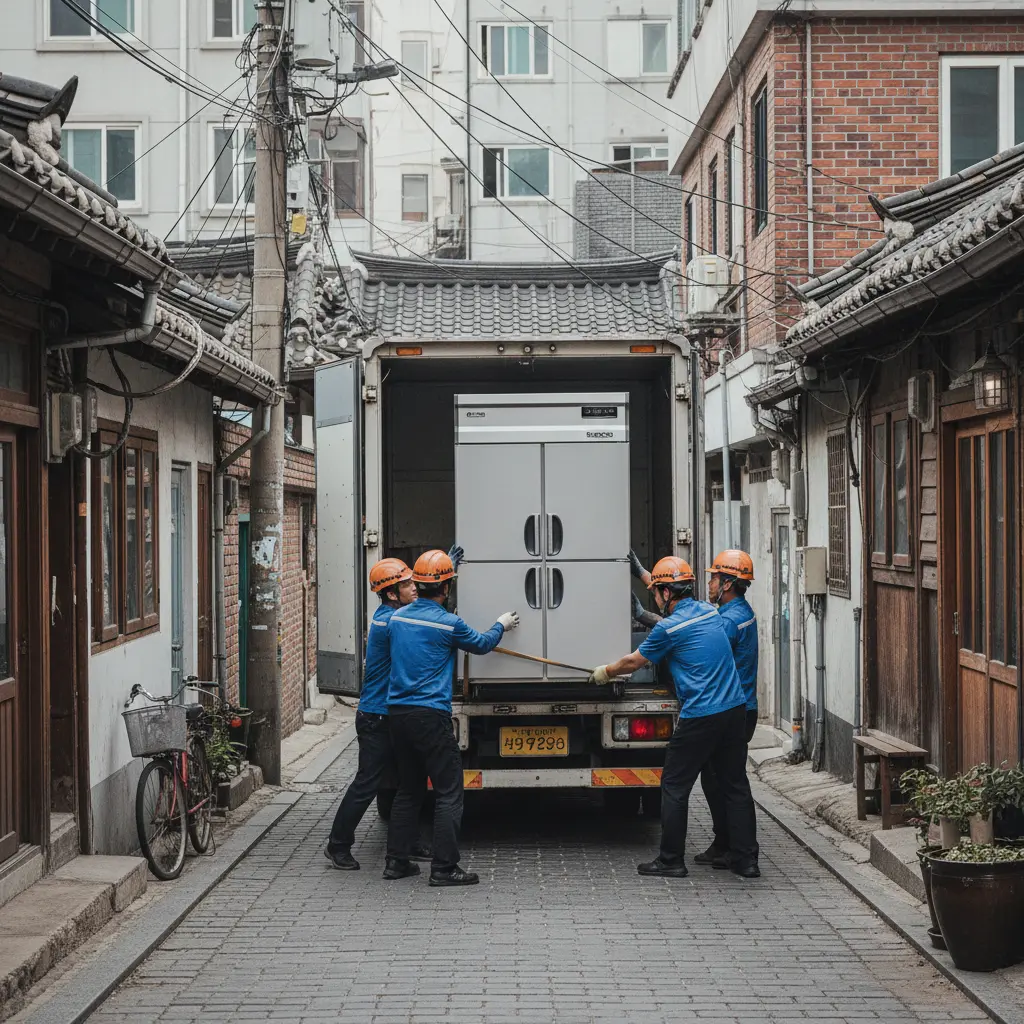 서울중고업소용냉동고 - 배송비/설치 조건 확인