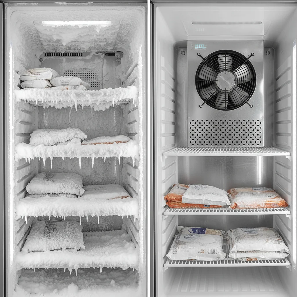 서울중고업소용냉동고 - 직냉식 vs 간냉식 차이