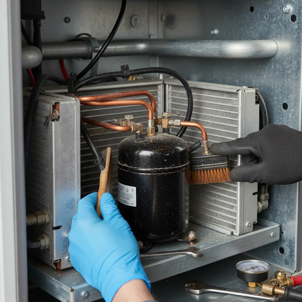 서울식당냉장고 - 핵심 부품 확인