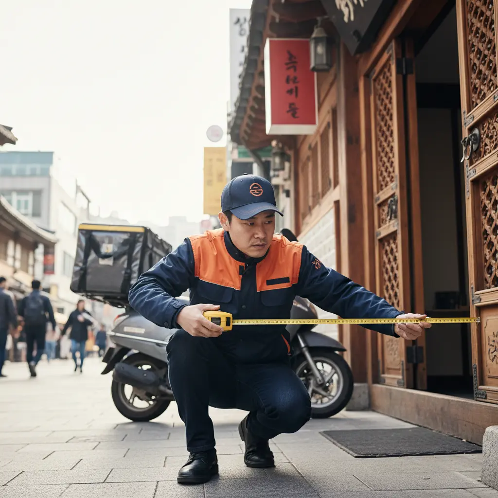 서울그랜드우성냉장고 - 설치 전 진입로 체크