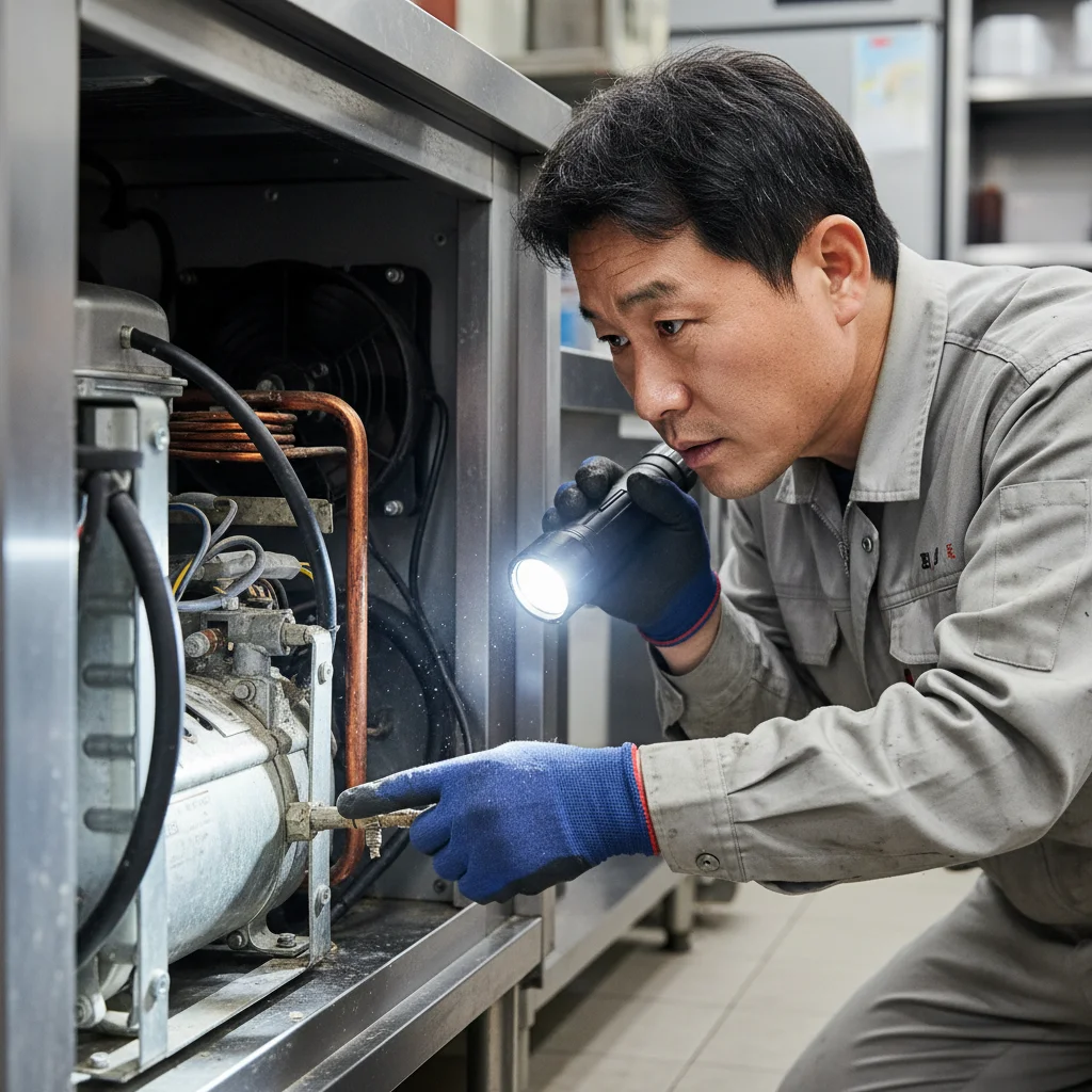 서울야채쇼케이스 - 기계실 먼지 확인