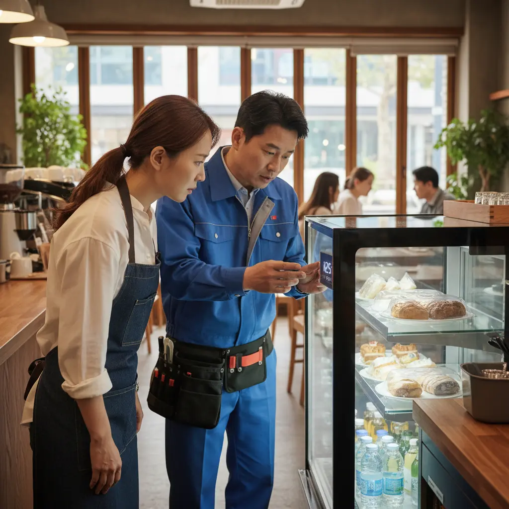 서울쇼케이스냉동고 - 긴급 AS 체크