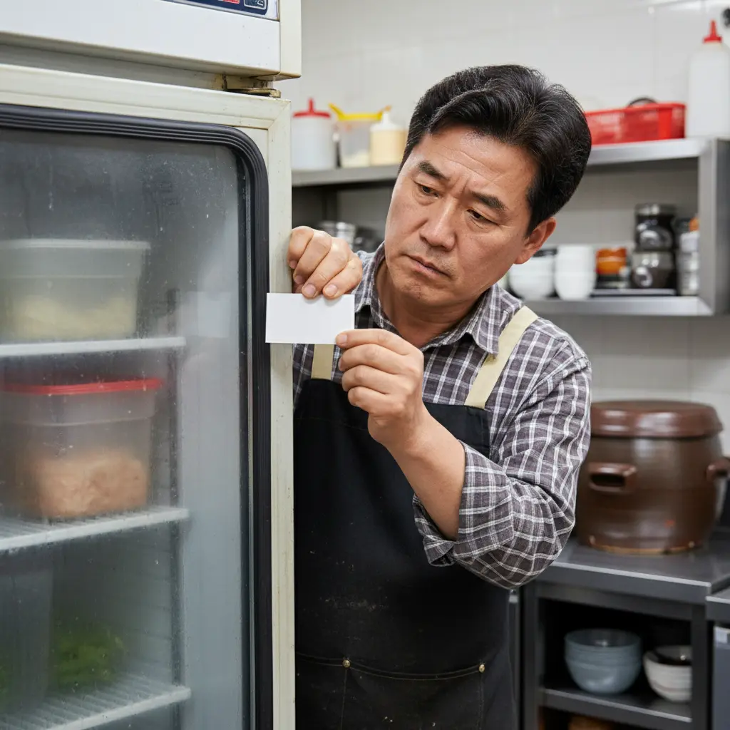 서울업소용주방용품중고 - 냉장고 고무패킹 확인 필수