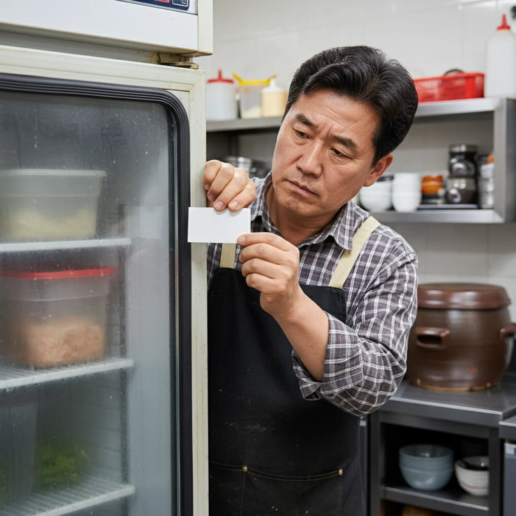 서울업소용주방용품중고 - 냉장고 고무패킹 확인 필수