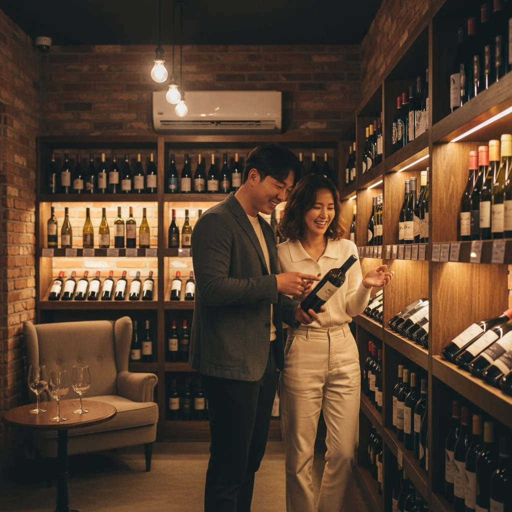 서울와인셀러 - 와인 고르는 커플