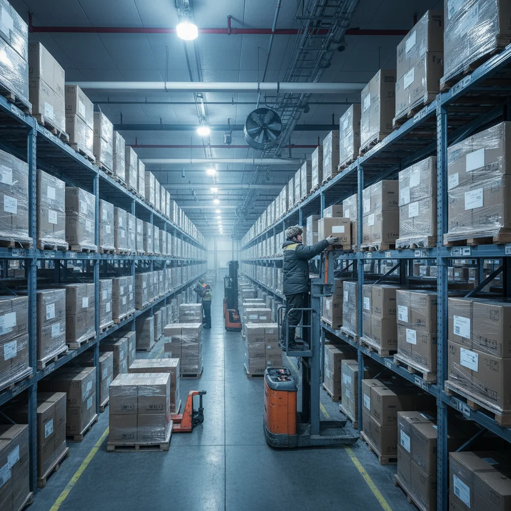 서울냉장창고 - 냉장창고 내부 적재