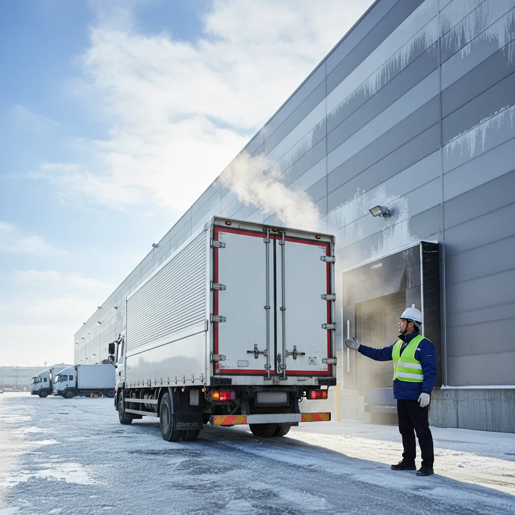 서울냉장창고 - 차량 진입 및 접안
