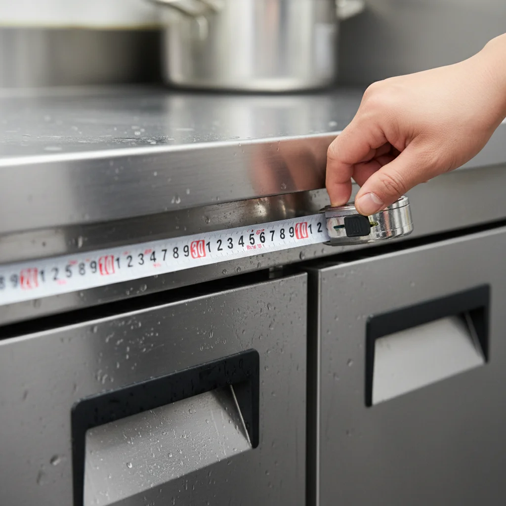 서울카운터냉장고 - 깊이 10cm의 차이