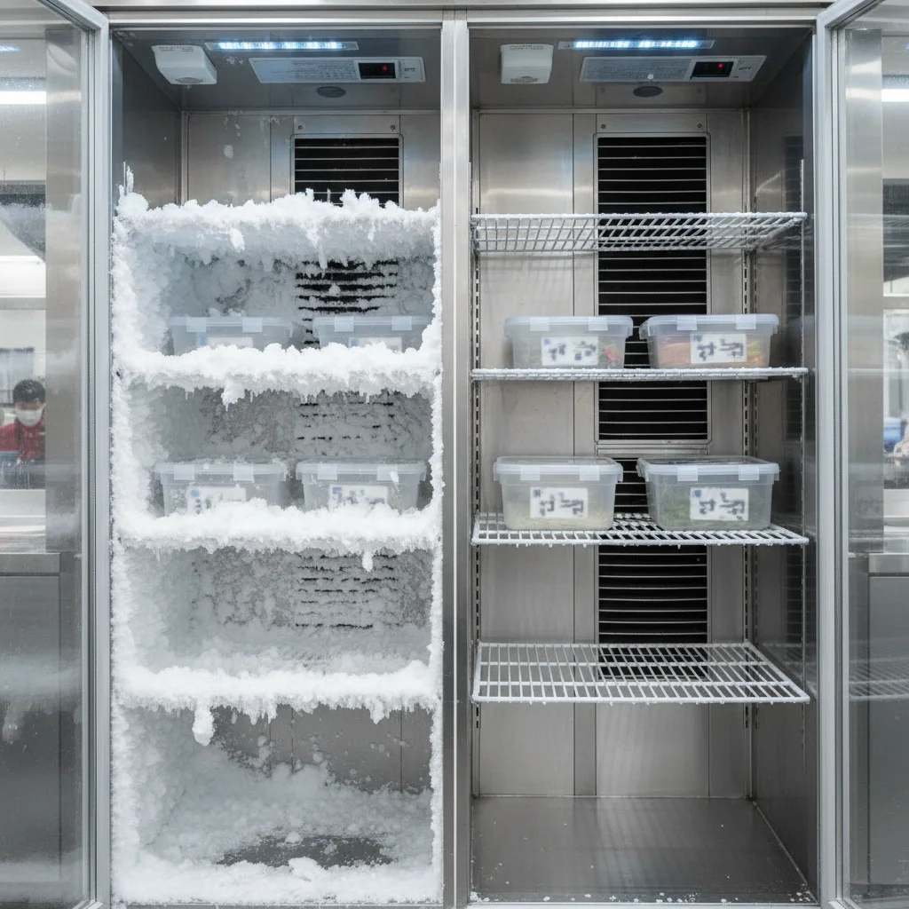 서울카운터냉장고 - 직냉식과 간냉식 비교