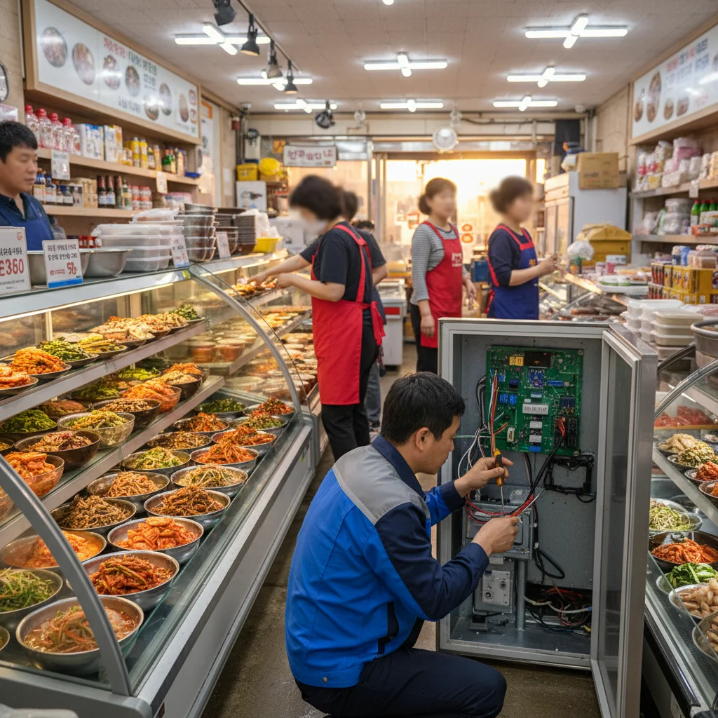 서울반찬가게쇼케이스 - 신속한 A/S 중요성