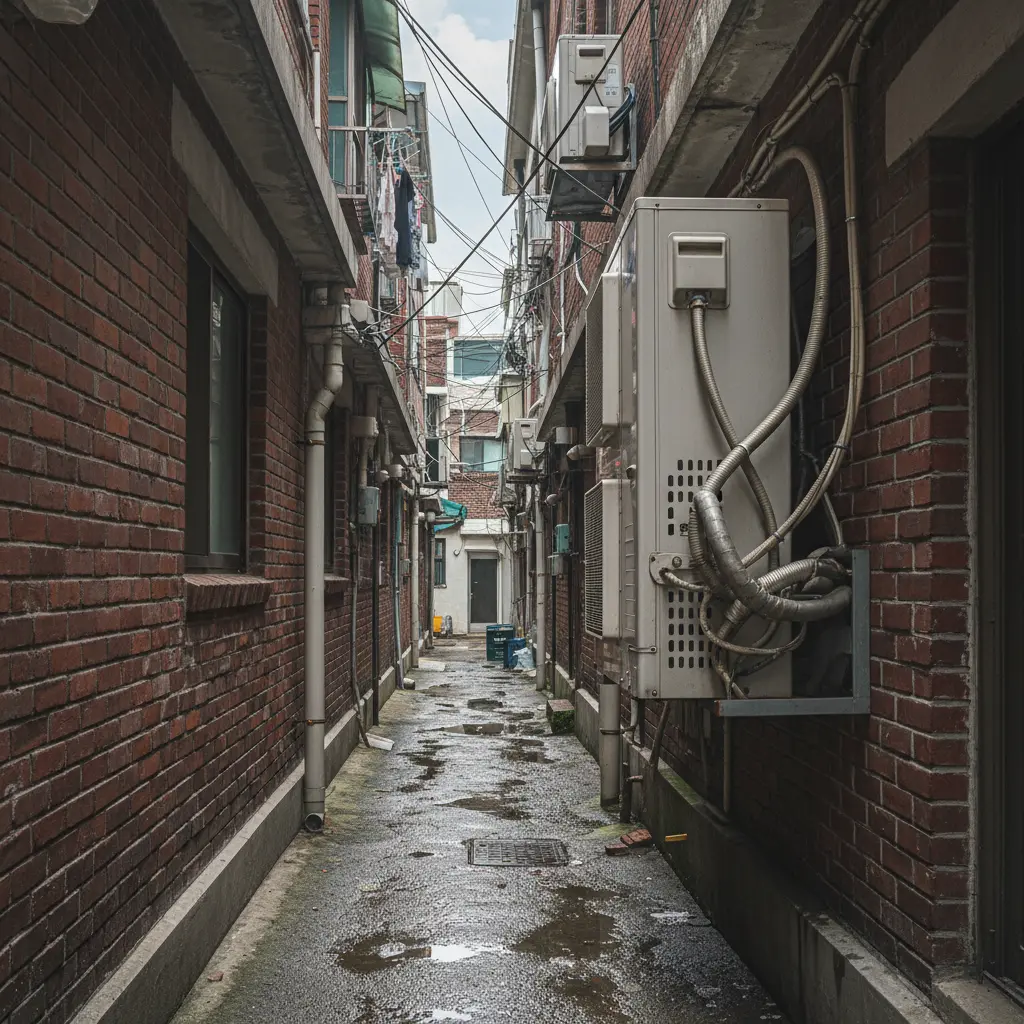 서울마트쇼케이스냉장고 - 실외기 공간 체크