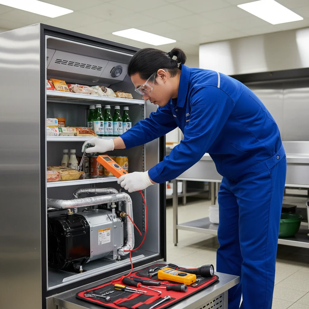 강남반찬쇼케이스 - 저소음 설계 확인 필수