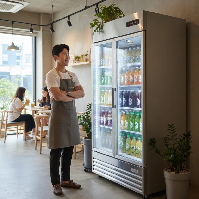 강남업소용음료냉장고 - 강남 카페 냉장고 배치