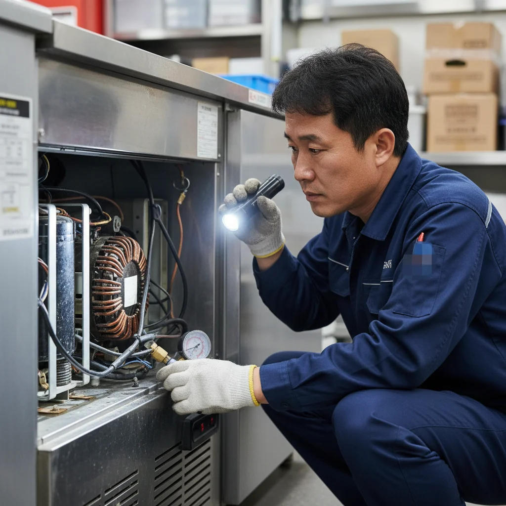 강남중고쇼케이스 - 콤프레셔 소음 체크