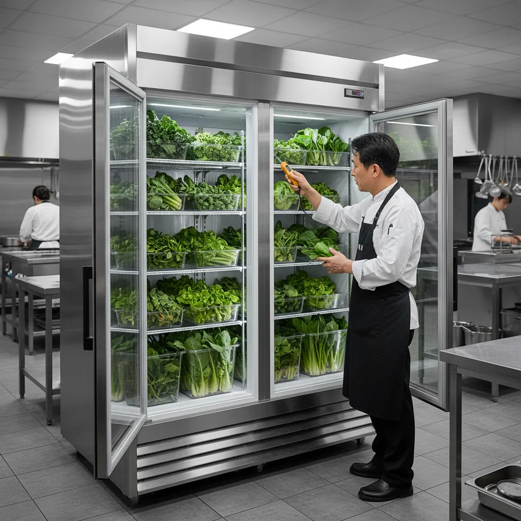 강남야채쇼케이스 - 신선함이 생명인 야채 쇼케이스