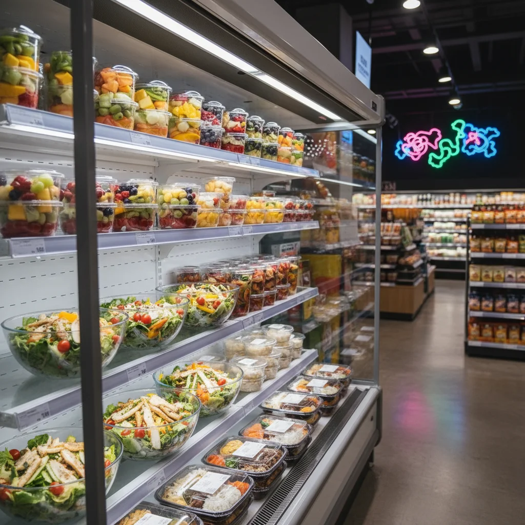 강남오픈냉장고 - 조명발이 매출발