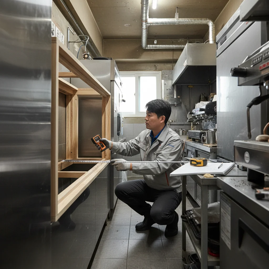 강남냉장쇼케이스제작 - 1cm 오차 없는 실측