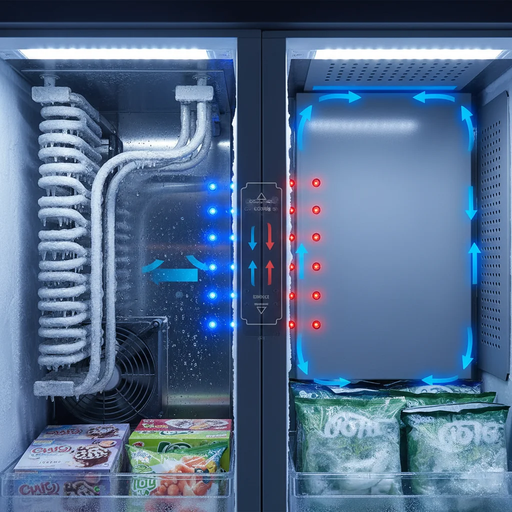 강남테이블냉동고 - 직냉식 vs 간냉식 차이