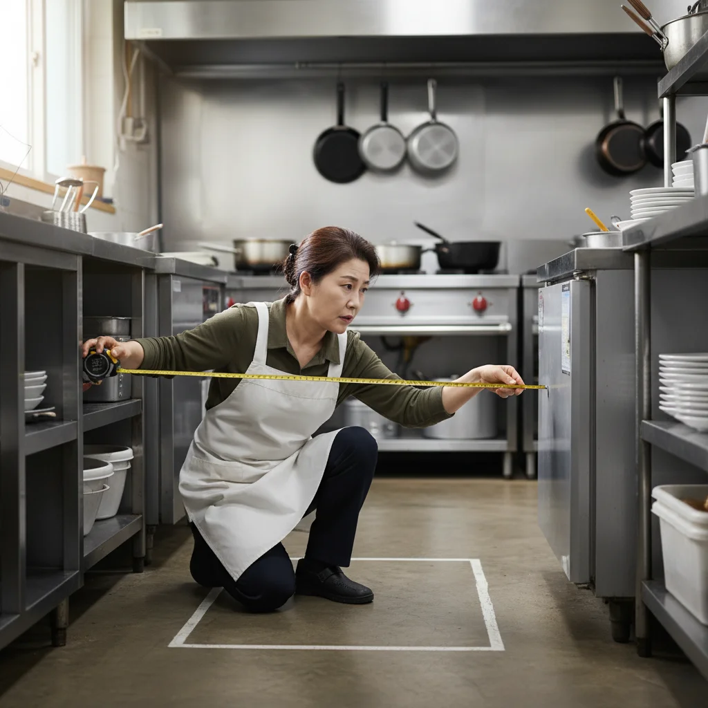 강남테이블냉동고 - 사이즈 측정은 필수