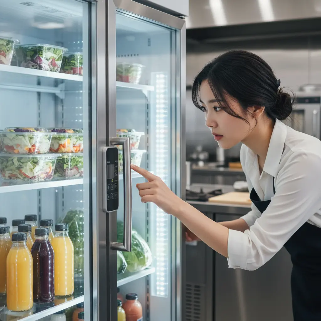 강남이영자쇼케이스냉장고 - 소음 확인 필수