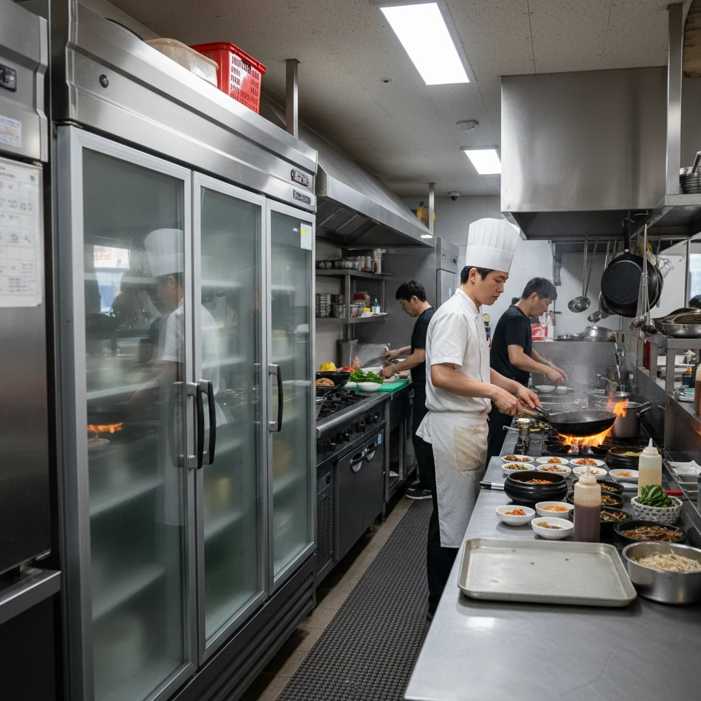 강남음식냉장고 - 주방 동선의 핵심, 냉장고 배치