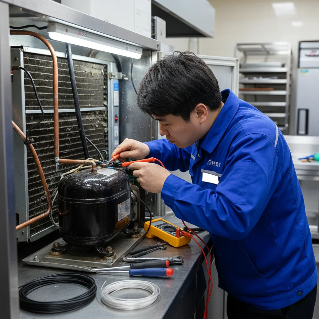 강남음식냉장고 - 중고 구매 시 콤프레셔 확인 필수