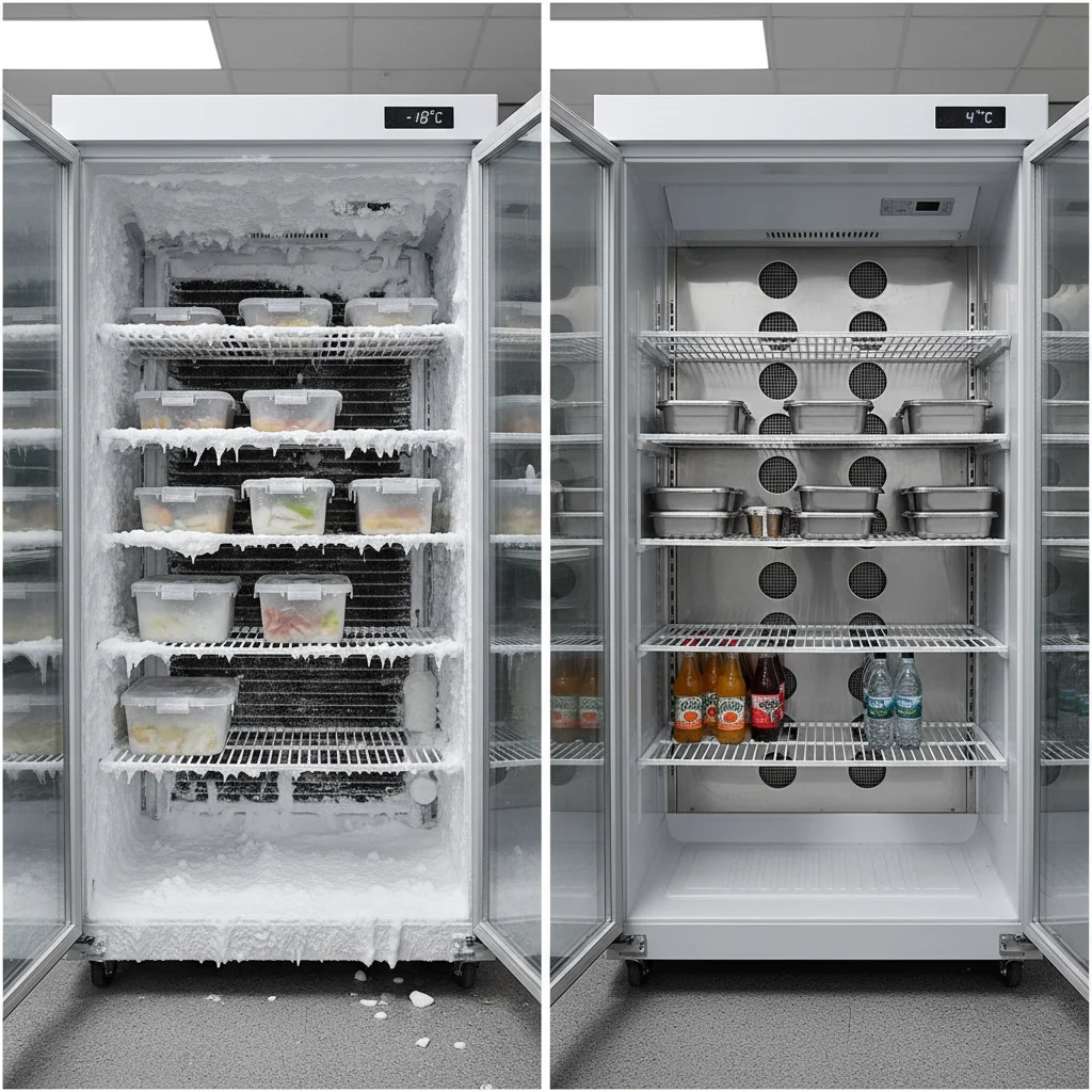 강남카운터냉장고 - 성에 청소 vs 편한 관리