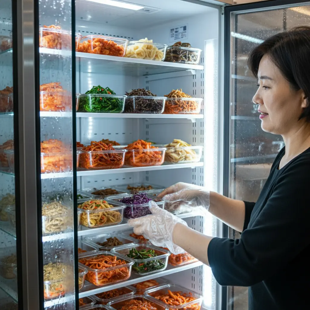 강남반찬진열냉장고 - 좁은 매장 넓게 쓰기