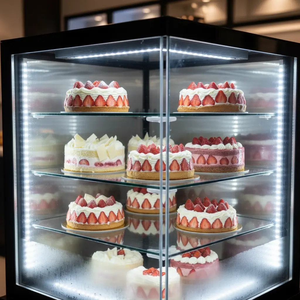 케익냉장고 - 요즘 대세 사각형 쇼케이스