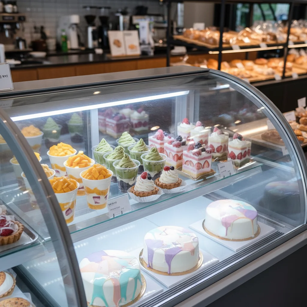 강원도쇼케이스냉동고 - 결로 없는 깨끗한 유리