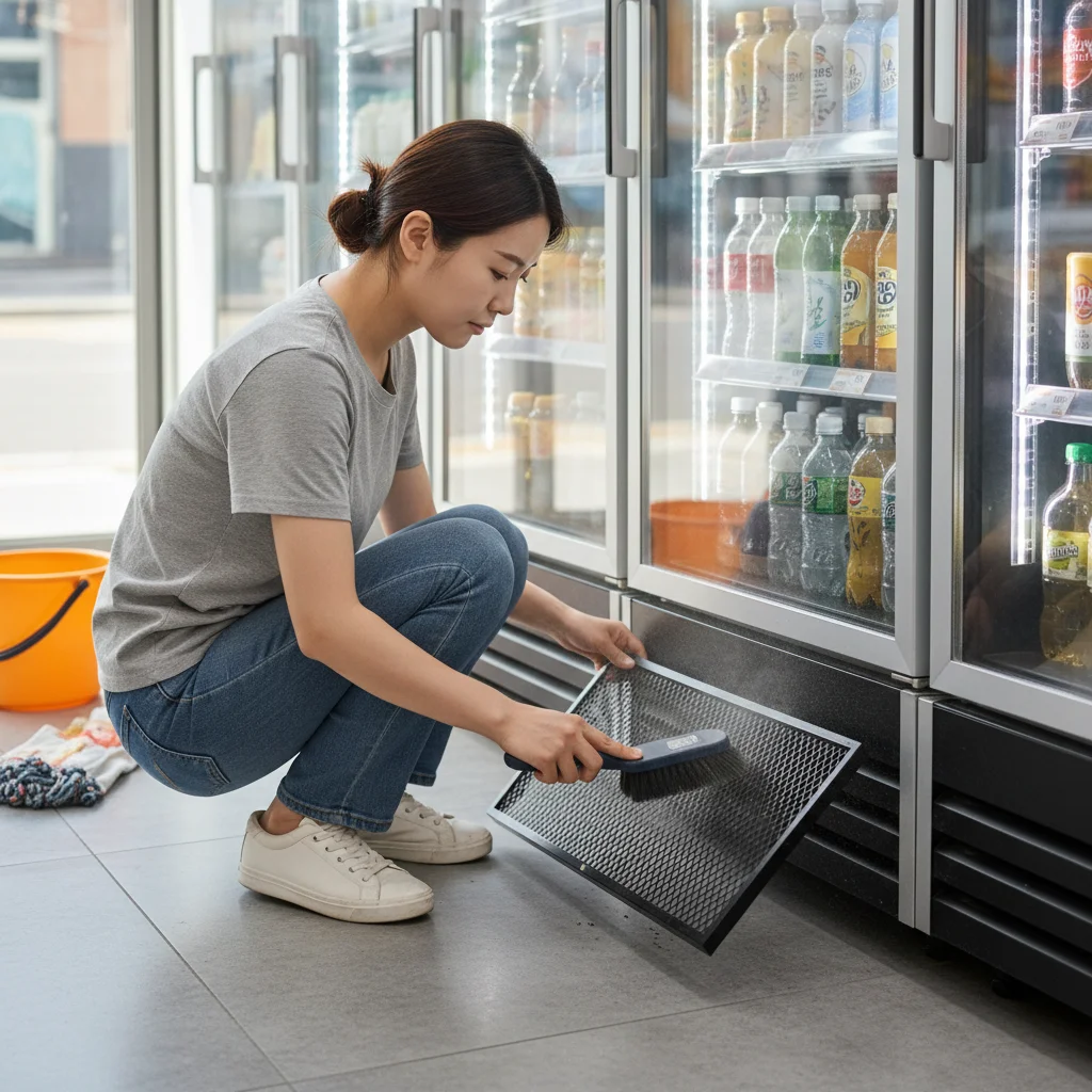 강원도내치형쇼케이스 - 쇼케이스 필터 청소 방법
