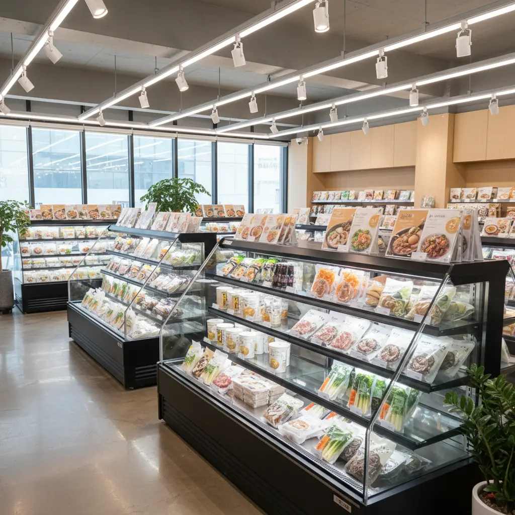 강원도밀키트쇼케이스 - 밀키트 쇼케이스 매장 내부