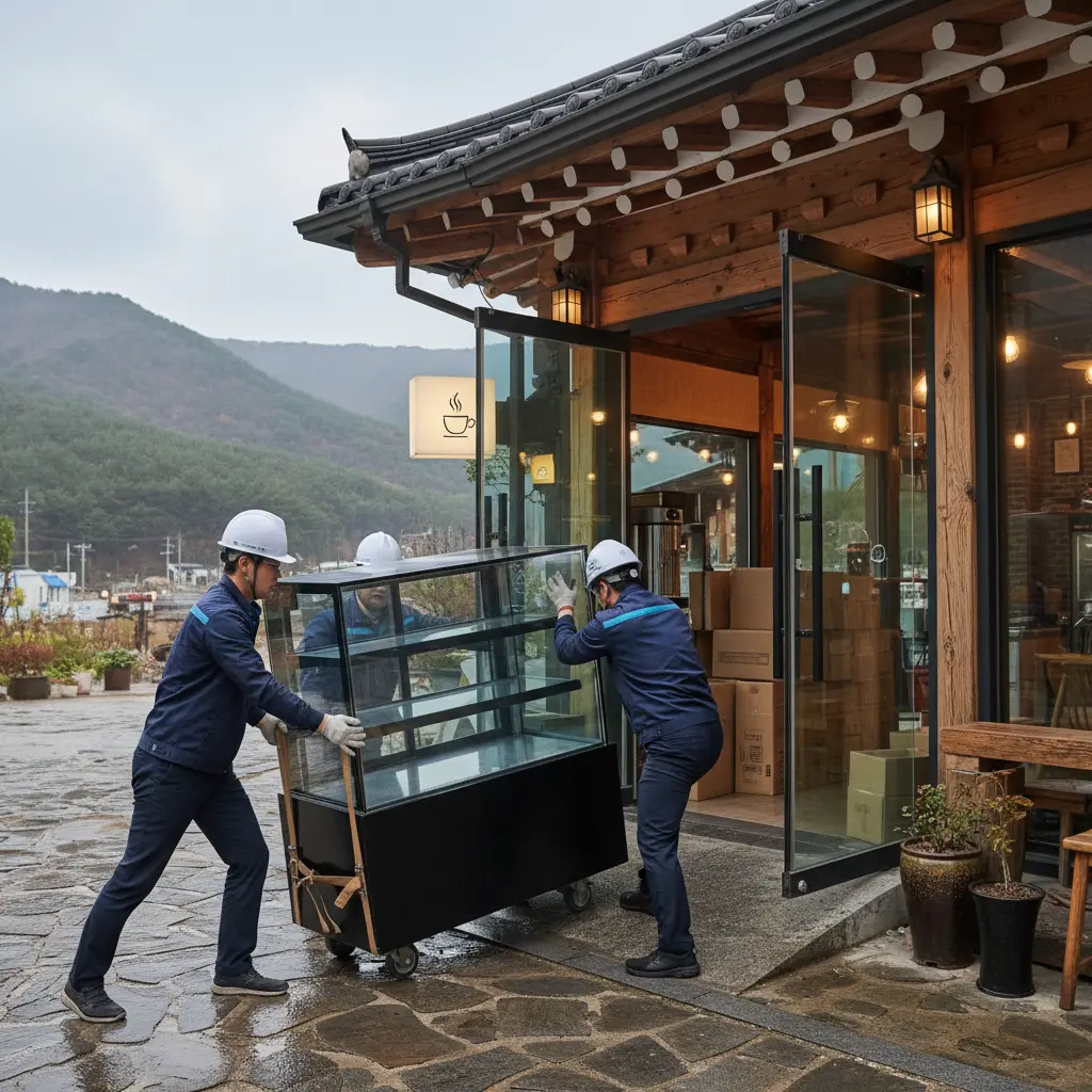 강원도블랙쇼케이스 - 배송 및 설치 주의사항