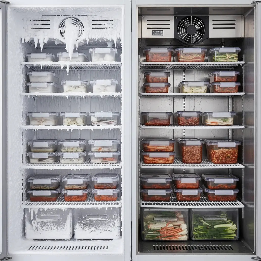 강원도카운터냉장고 - 직냉식 간냉식 비교