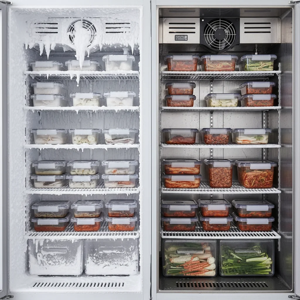 강원도카운터냉장고 - 직냉식 간냉식 비교