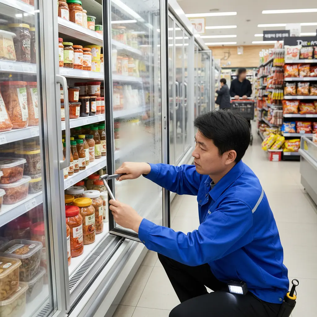 강원도스마트도어쇼케이스 - 자동 닫힘 기능 필수