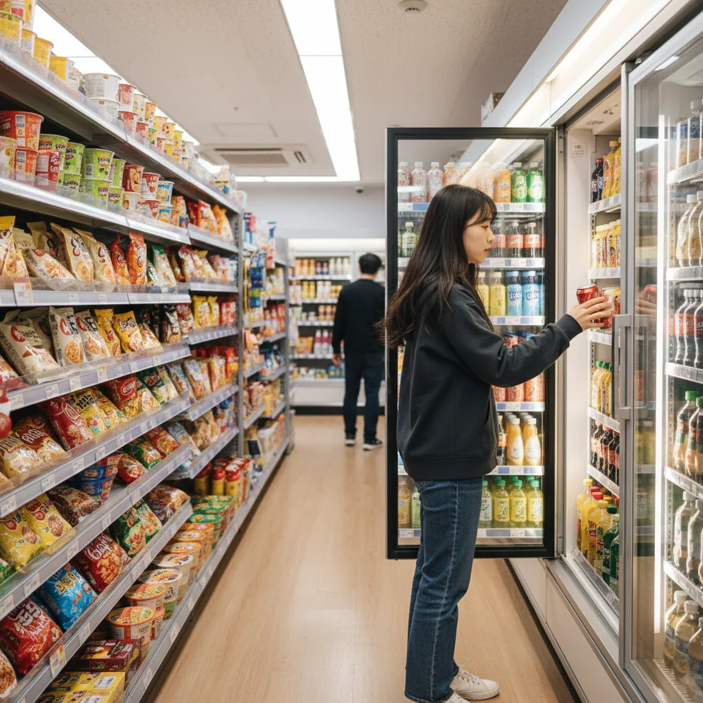 강원도냉장고문달기 - 좁은 통로엔 슬라이딩