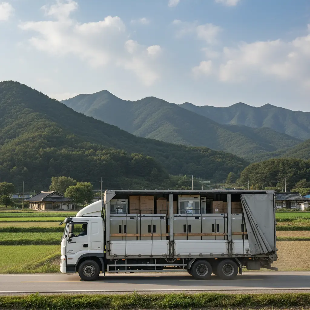 강원도마트중고장비 - 운송비 체크