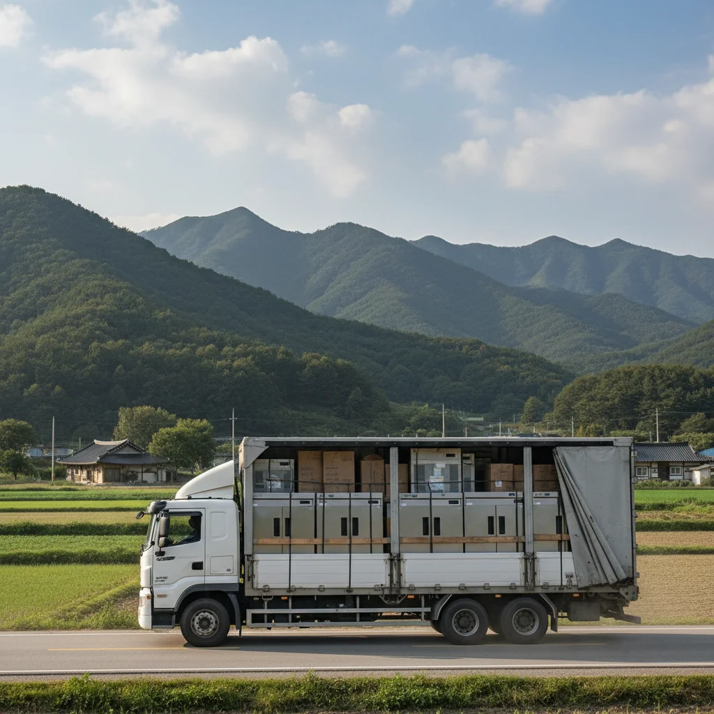 강원도마트중고장비 - 운송비 체크