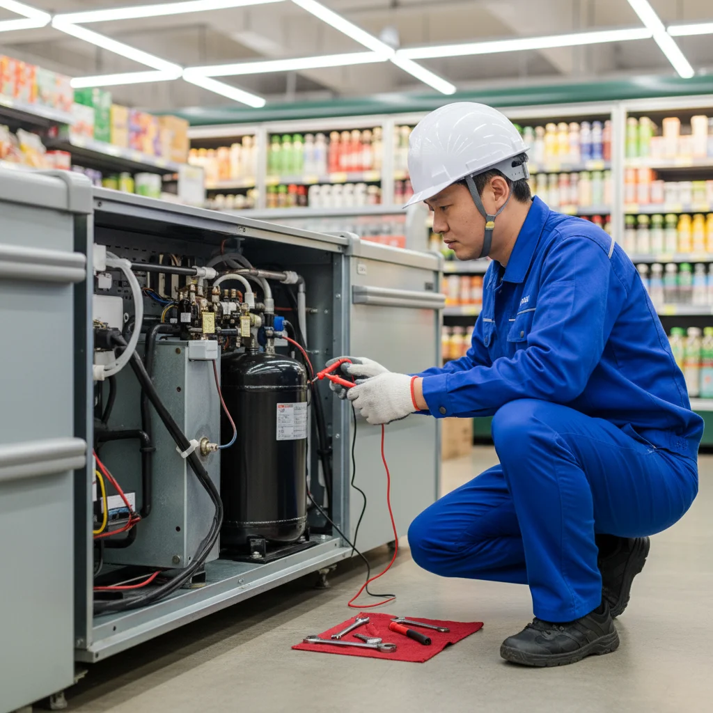 제주도경남업소용쇼케이스 - 쇼케이스 핵심 부품 점검