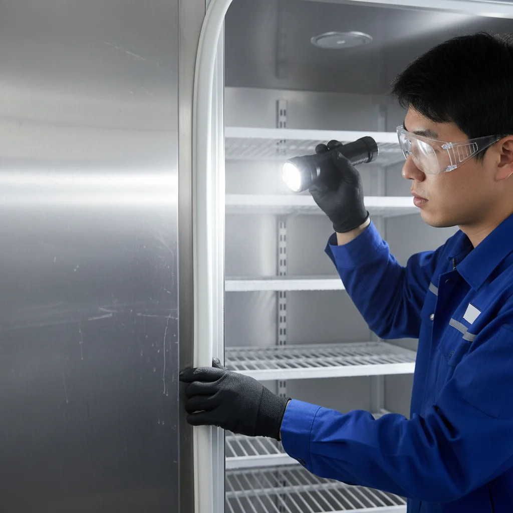 제주도중고냉동고 - 고무 패킹 확인 필수