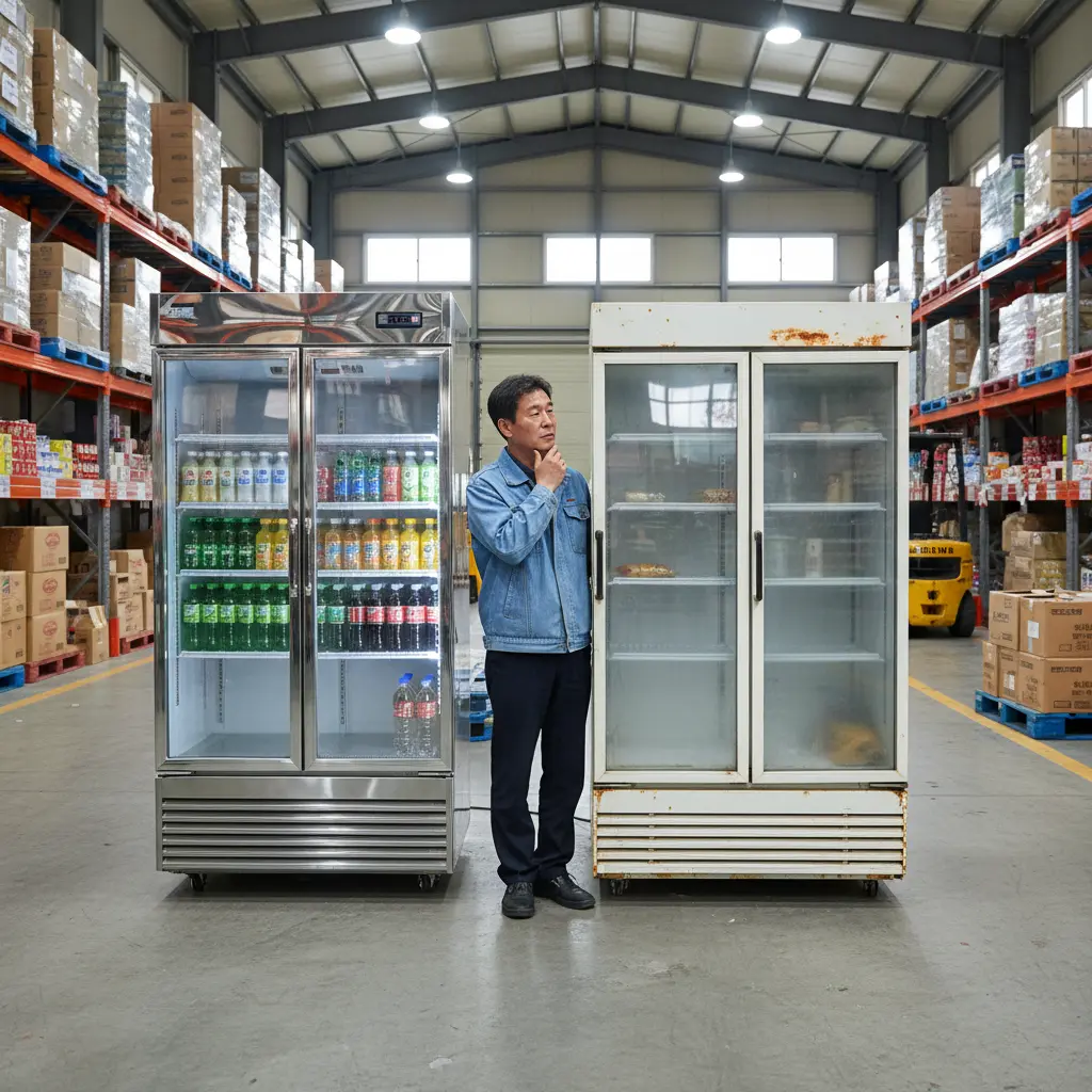 제주도반찬쇼케이스 - 신제품 vs 중고 쇼케이스 비교