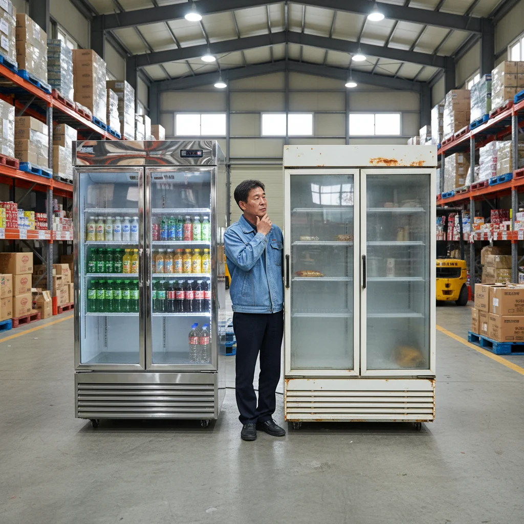 제주도반찬쇼케이스 - 신제품 vs 중고 쇼케이스 비교