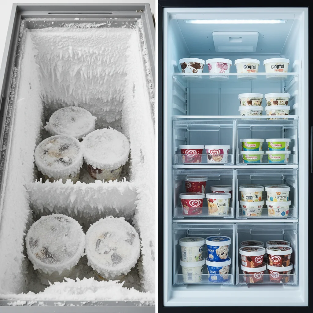 제주도아이스크림냉동고 - 성에 없는 간냉식 추천