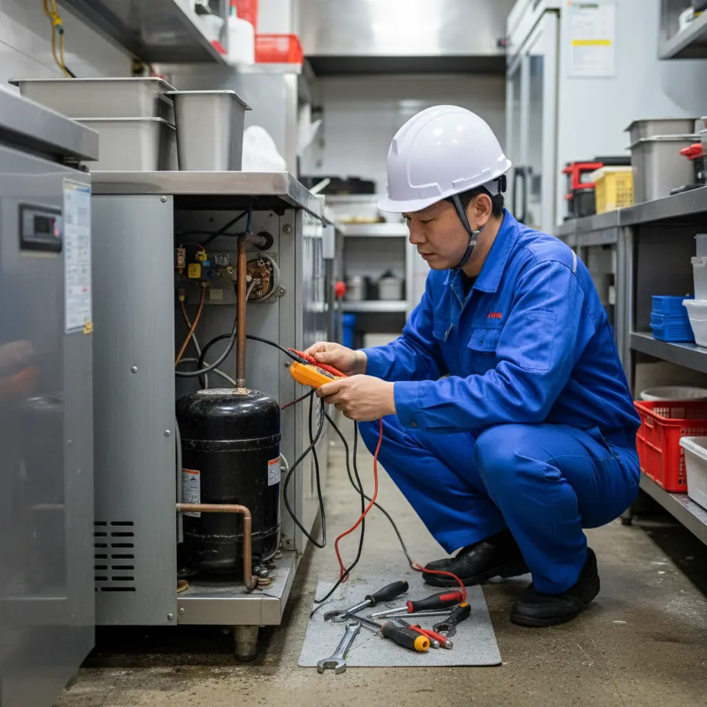 제주도아이스크림냉동고 - 중고 거래 시 콤프레셔 확인