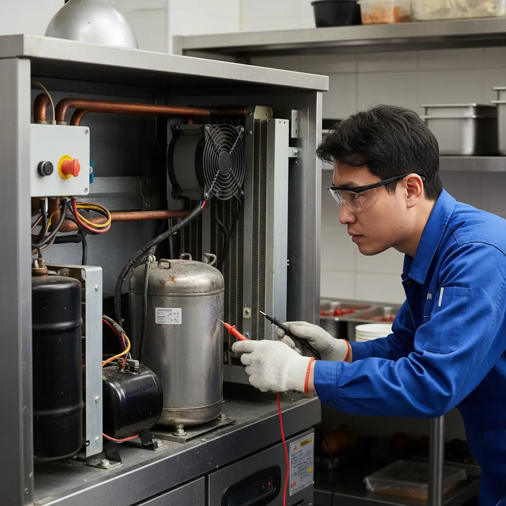 제주도식당냉장고 - 냉장고 핵심 부품 점검