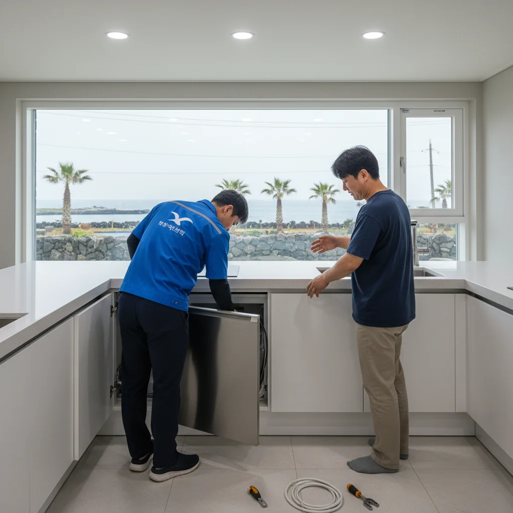 제주도서랍형냉동고 - 제주 설치 배송 체크포인트