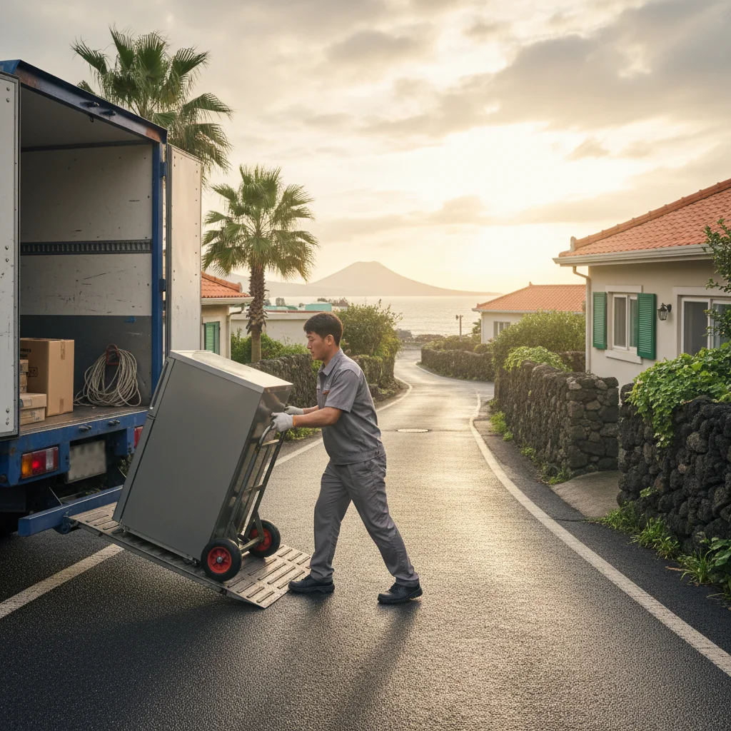 제주도업소용음료수냉장고 - 배송비 함정 주의