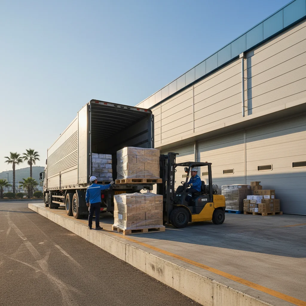 제주도냉장창고 - 하역 작업 공간 확인