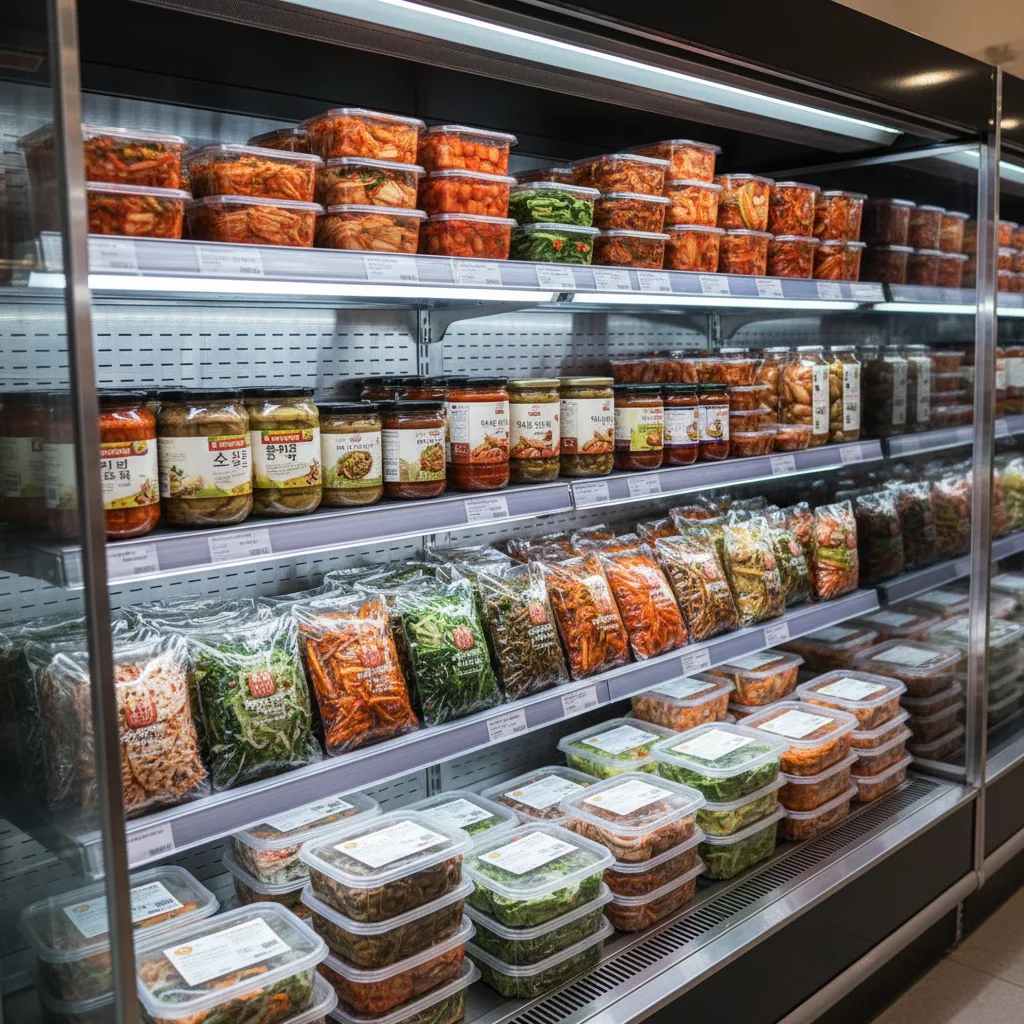 제주도반찬가게냉장고 - 매출을 부르는 오픈 다단 쇼케이스